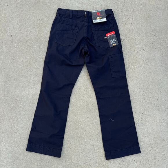Ariat FR M4 Relaxed Workhorse Boot Cut Pants Navy Blue 10019623 Size 30x32 NWT - Picture 2 of 5